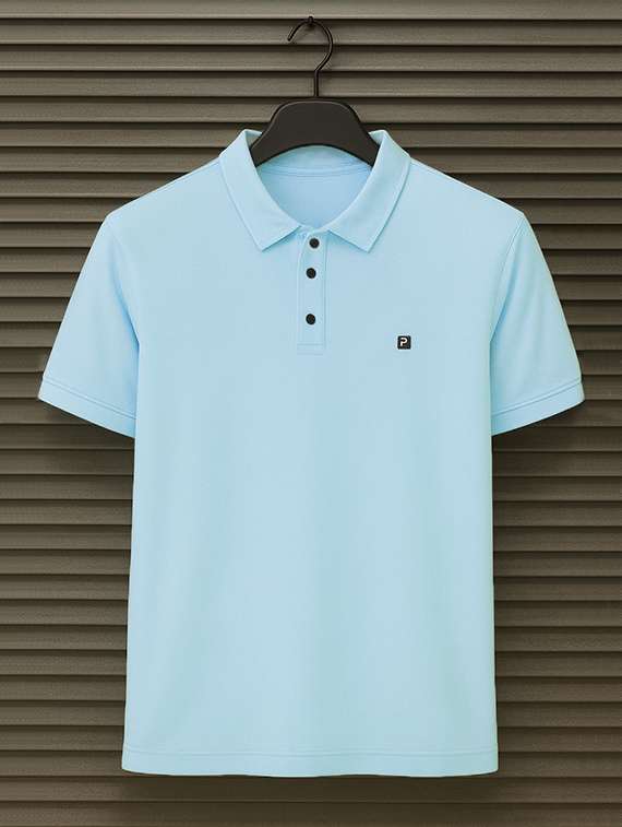 men solid short sleeve regular fit polo t-shirt - 22112484 -  Standard Image - 4