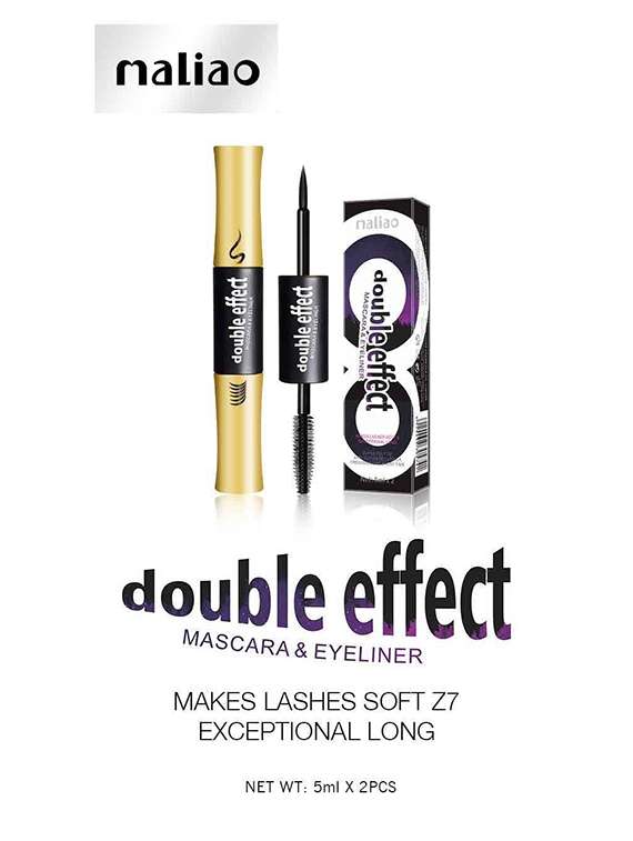 maliao double effect 2in1 mascara eyeliner 5ml+5ml - 22112667 -  Standard Image - 1
