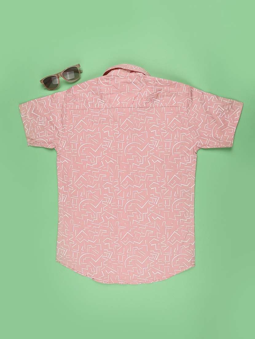 boys printed short sleeves regular shirt - 22127241 -  Standard Image - 1