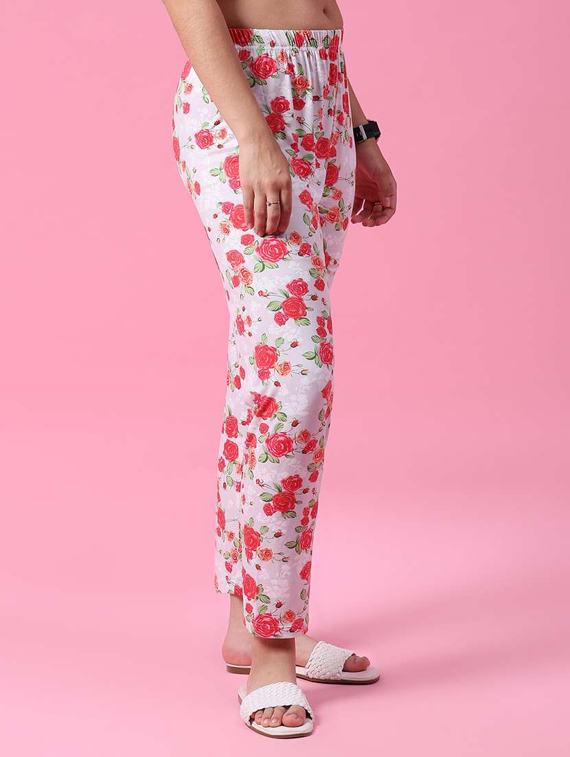 women printed mid rise pajama - 22129645 -  Standard Image - 1