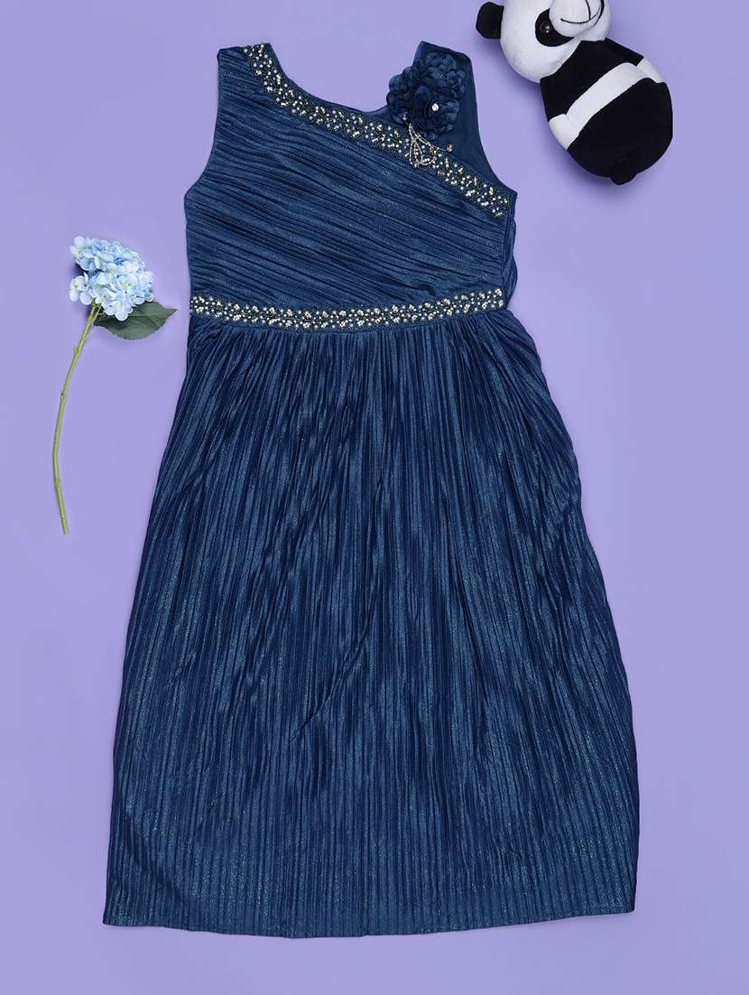 girls embellished sleeveless a-line gown - 22129864 -  Standard Image - 1
