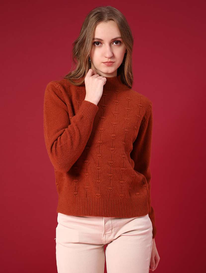 women self designed long sleeve pullover - 22131528 -  Standard Image - 1