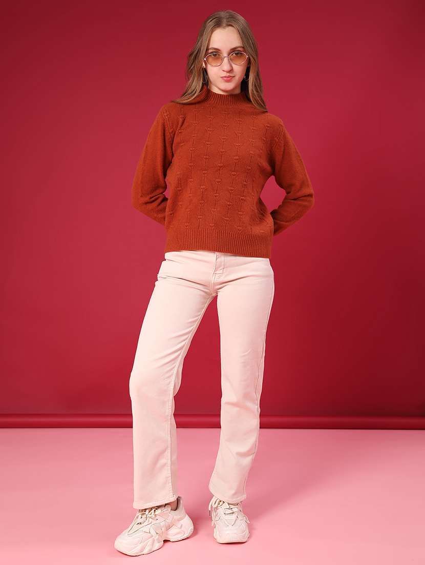 women self designed long sleeve pullover - 22131528 -  Standard Image - 4