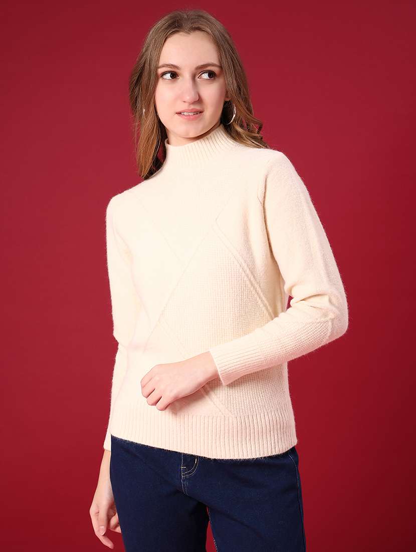 women self designed long sleeve pullover - 22131530 -  Standard Image - 1