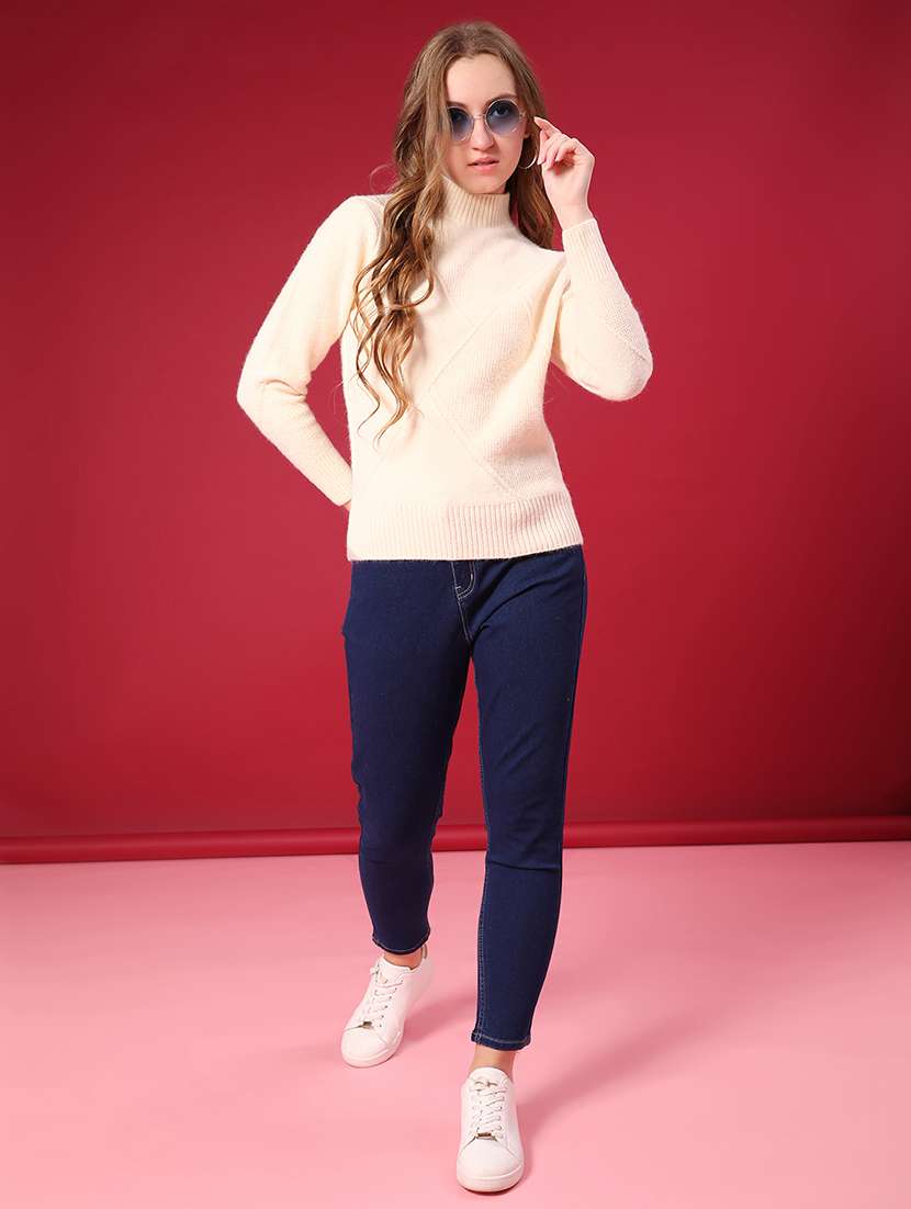 women self designed long sleeve pullover - 22131530 -  Standard Image - 4