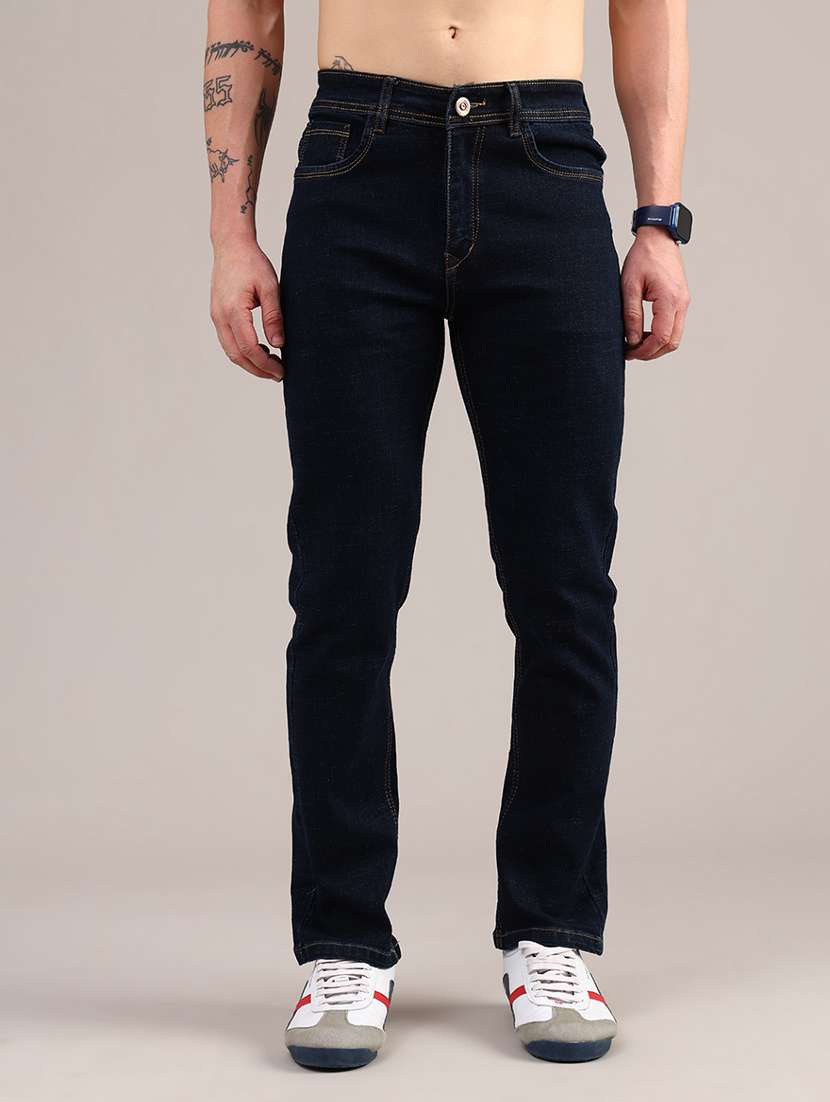 men solid mid rise slim fit jean - 22135880 -  Standard Image - 1