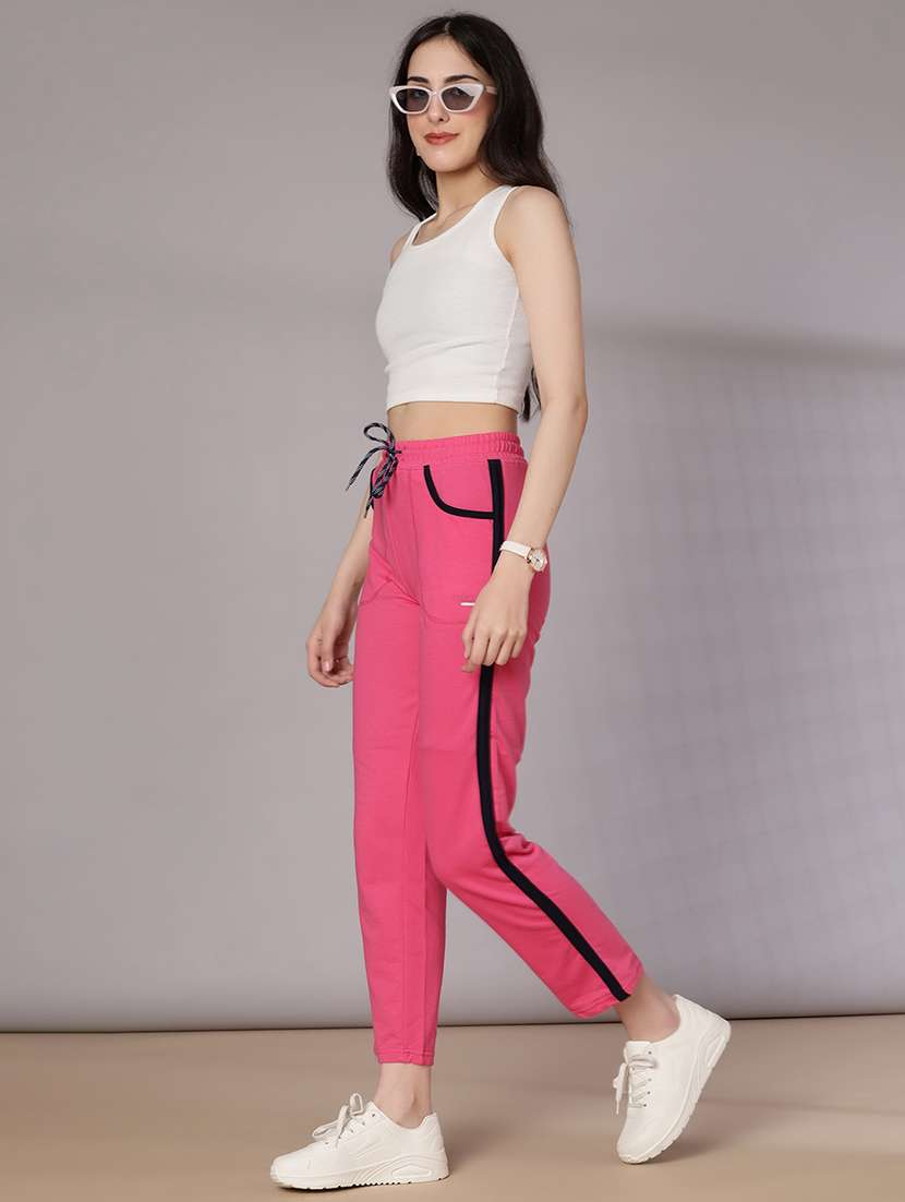 women tapered mid rise regular fit track pant - 22137805 -  Standard Image - 4