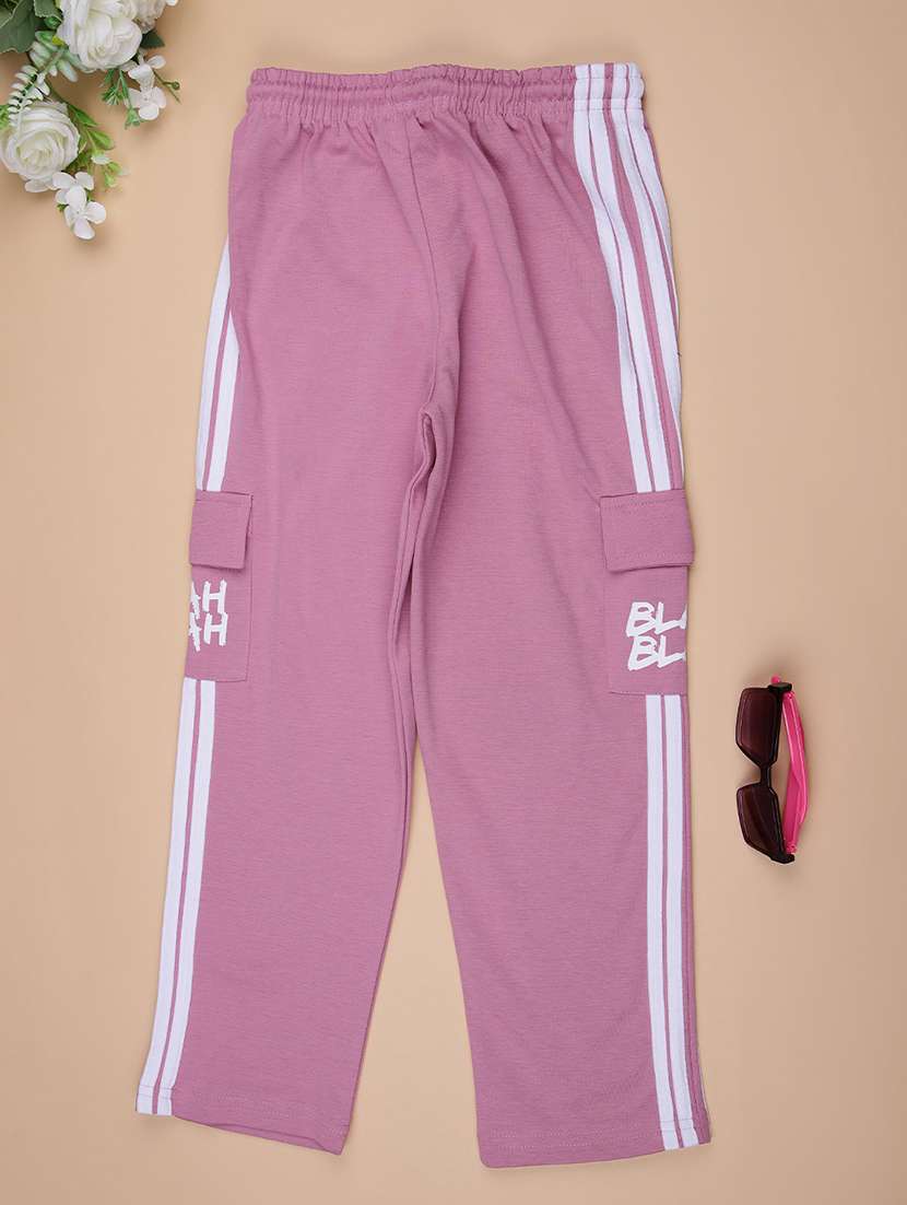 girls solid mid rise nightwear pyjama - 22138474 -  Standard Image - 1