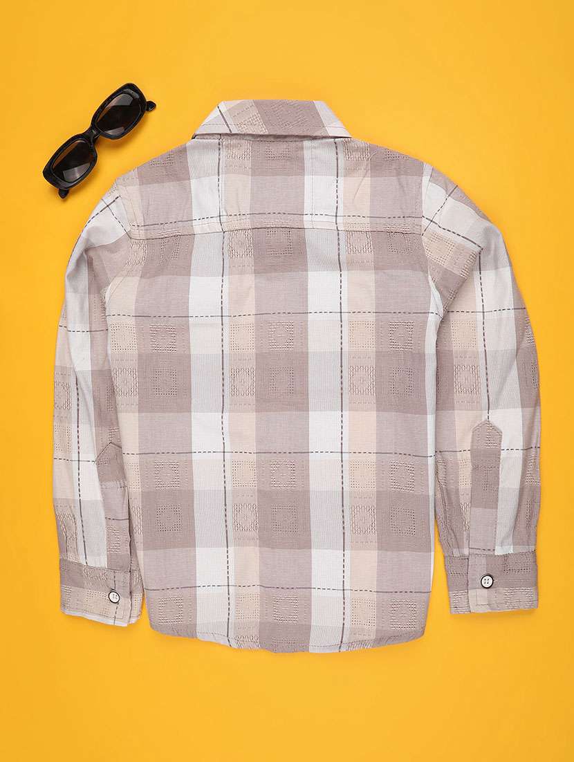 boys checks collared shirt - 22138820 -  Standard Image - 1