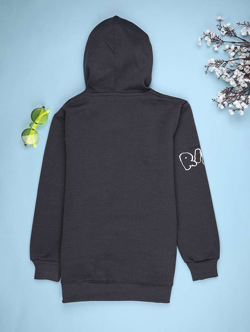 boys printed long sleeve hooded sweatshirt - 22138823 -  Standard Image - 1