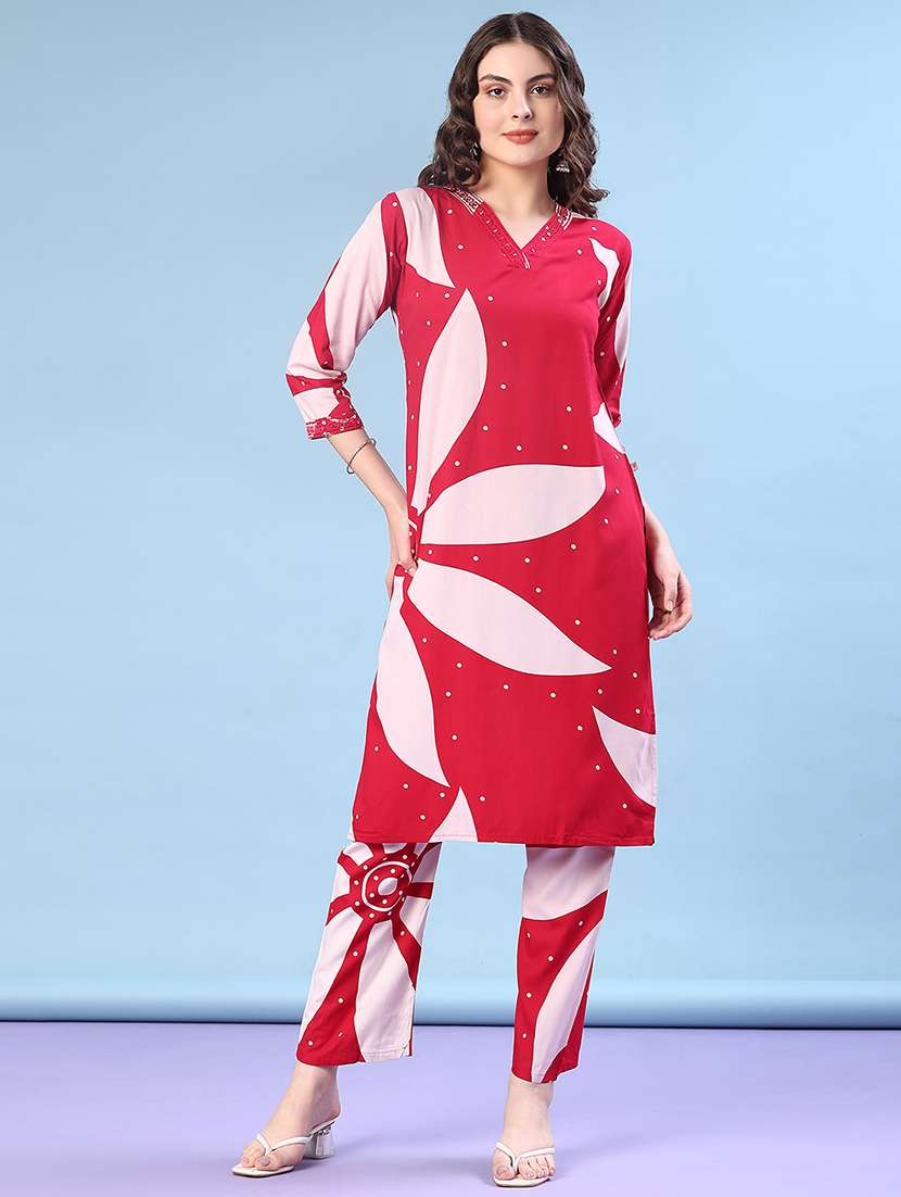 Women Pink Co-ord Set - 22139640 -  Standard Image - 1