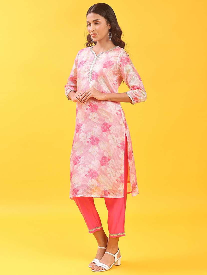 women pink co-ord set - 22139641 -  Standard Image - 1
