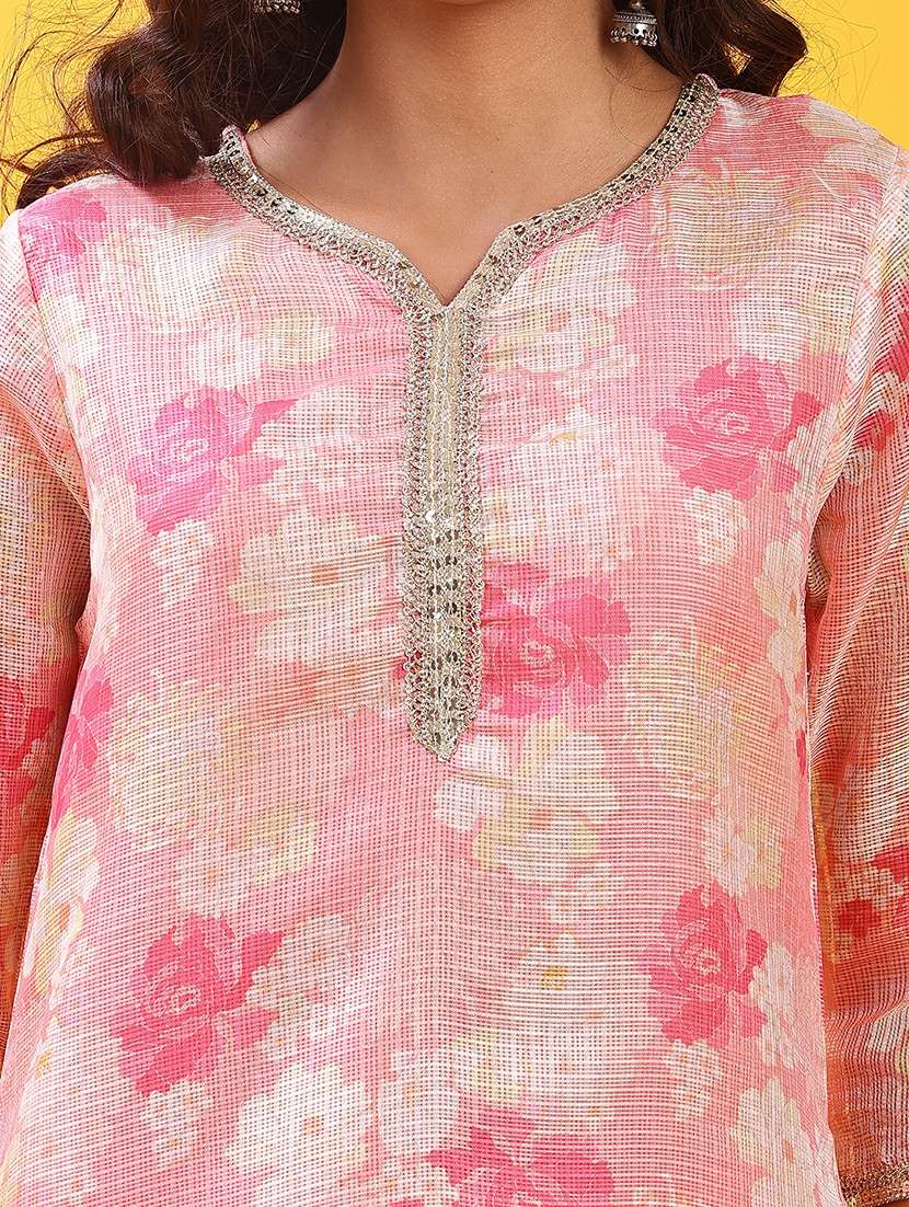 women pink co-ord set - 22139641 -  Standard Image - 4
