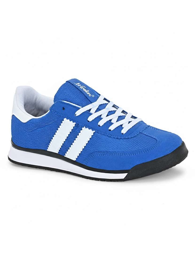 men blue lace up sport shoe - 22140232 -  Standard Image - 1