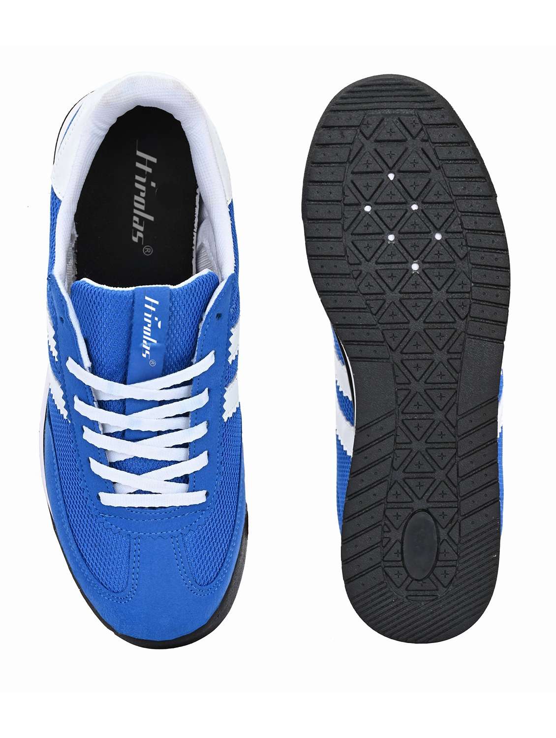 men blue lace up sport shoe - 22140232 -  Standard Image - 4