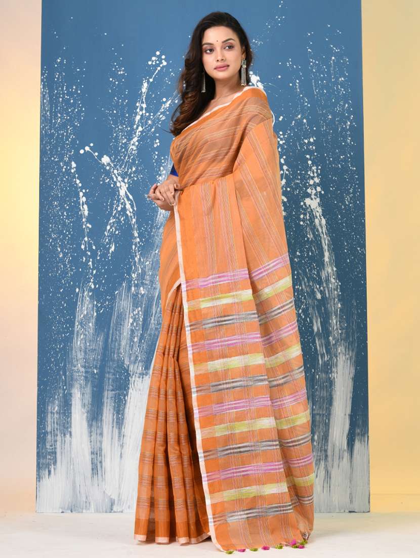 women self design handloom saree with blouse - 22140276 -  Standard Image - 1