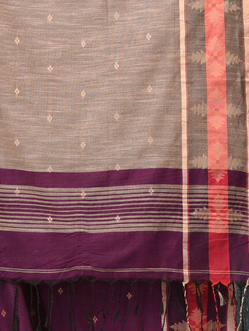 women self design handloom saree with blouse - 22140282 -  Standard Image - 6