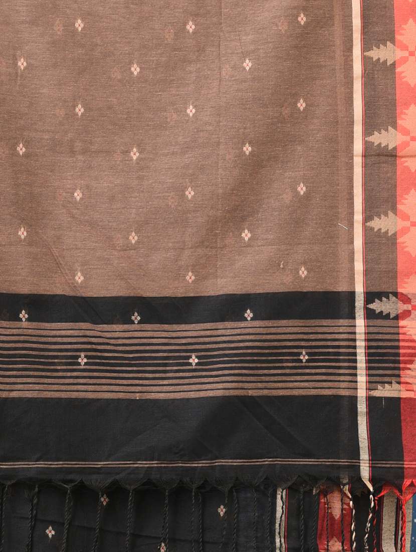 women self design handloom saree with blouse - 22140284 -  Standard Image - 6