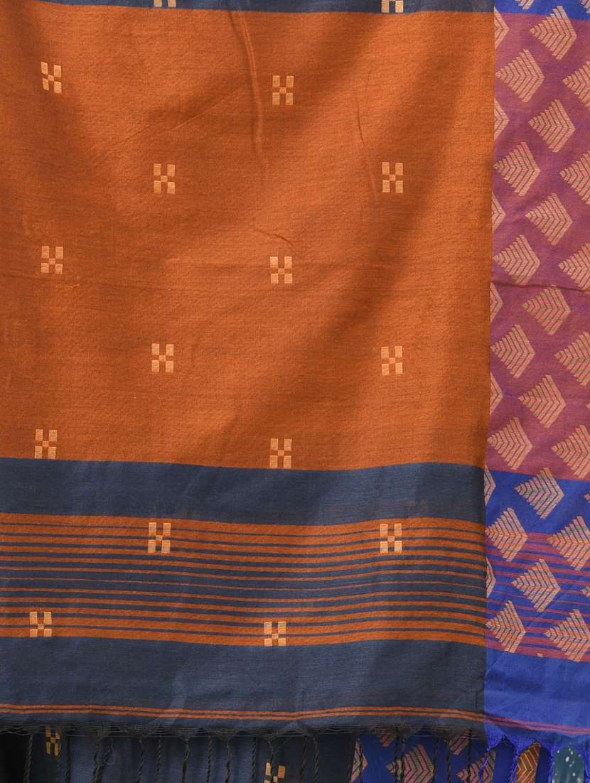 women self design handloom saree with blouse - 22140290 -  Standard Image - 6
