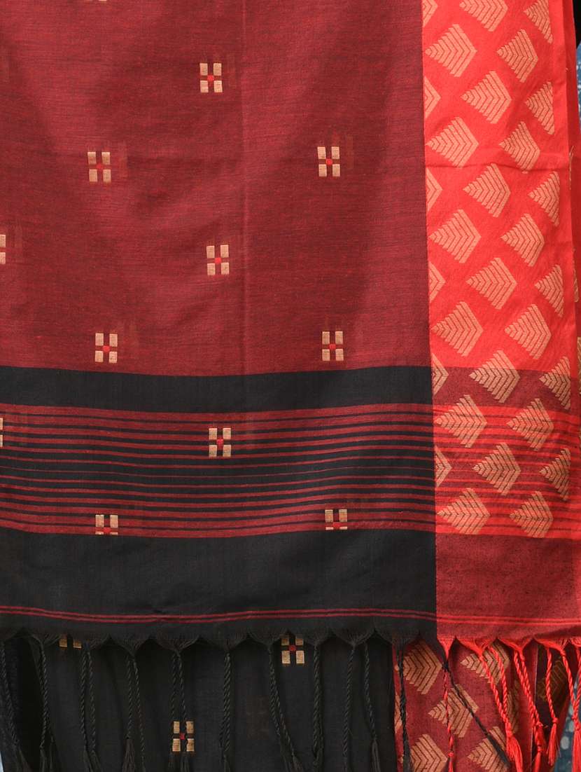 women self design handloom saree with blouse - 22140291 -  Standard Image - 6