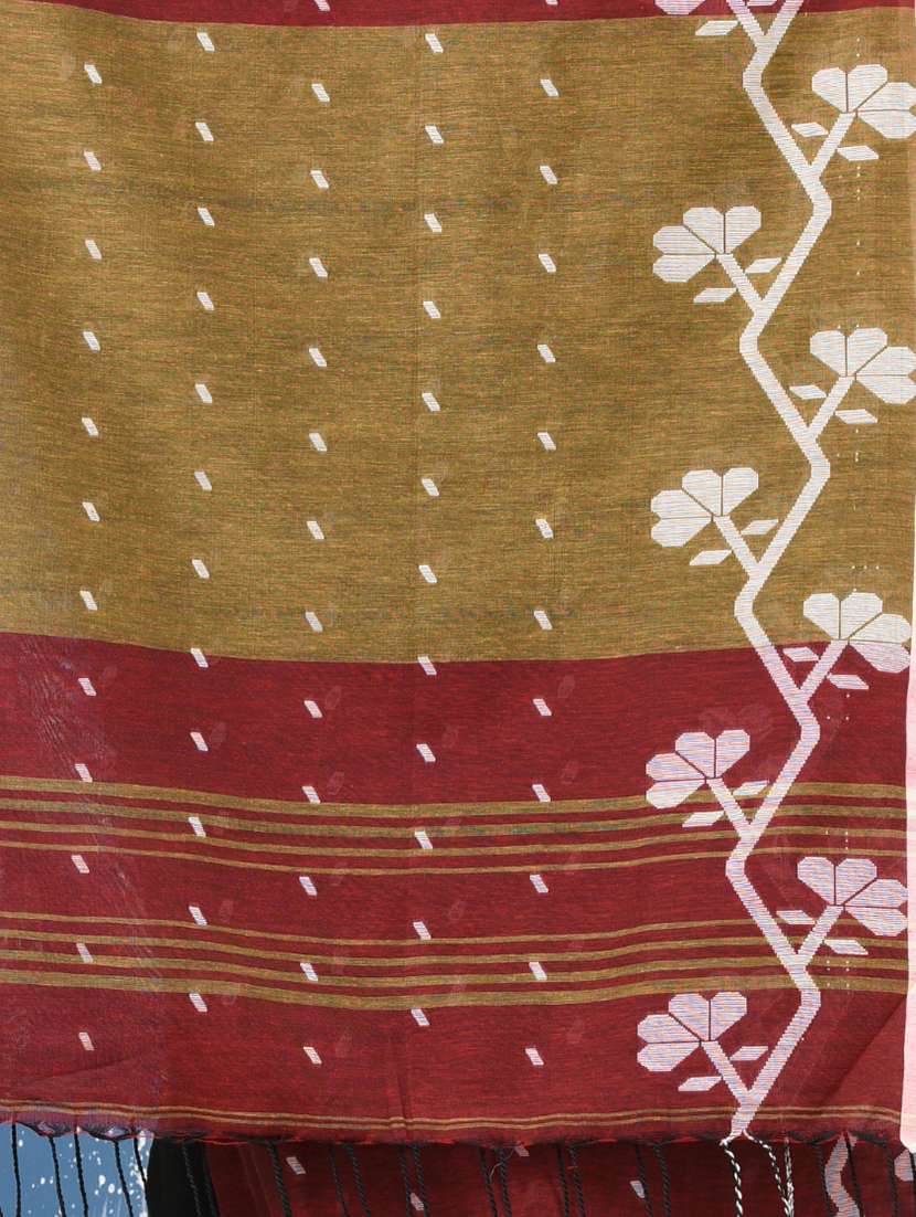 women self design handloom saree with blouse - 22140293 -  Standard Image - 6
