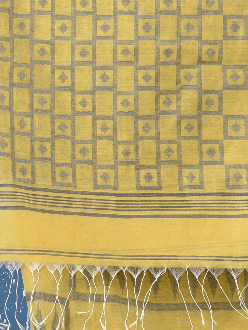 women self design handloom saree with blouse - 22140297 -  Standard Image - 6