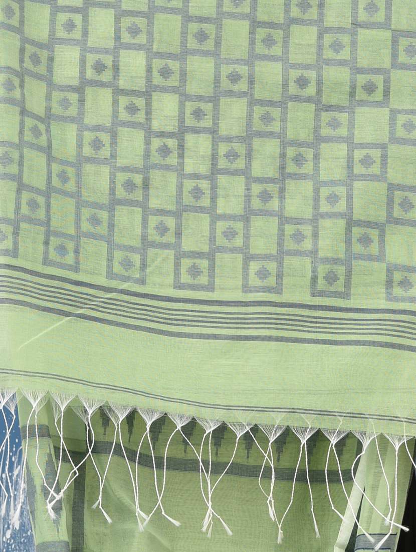 women self design handloom saree with blouse - 22140298 -  Standard Image - 6