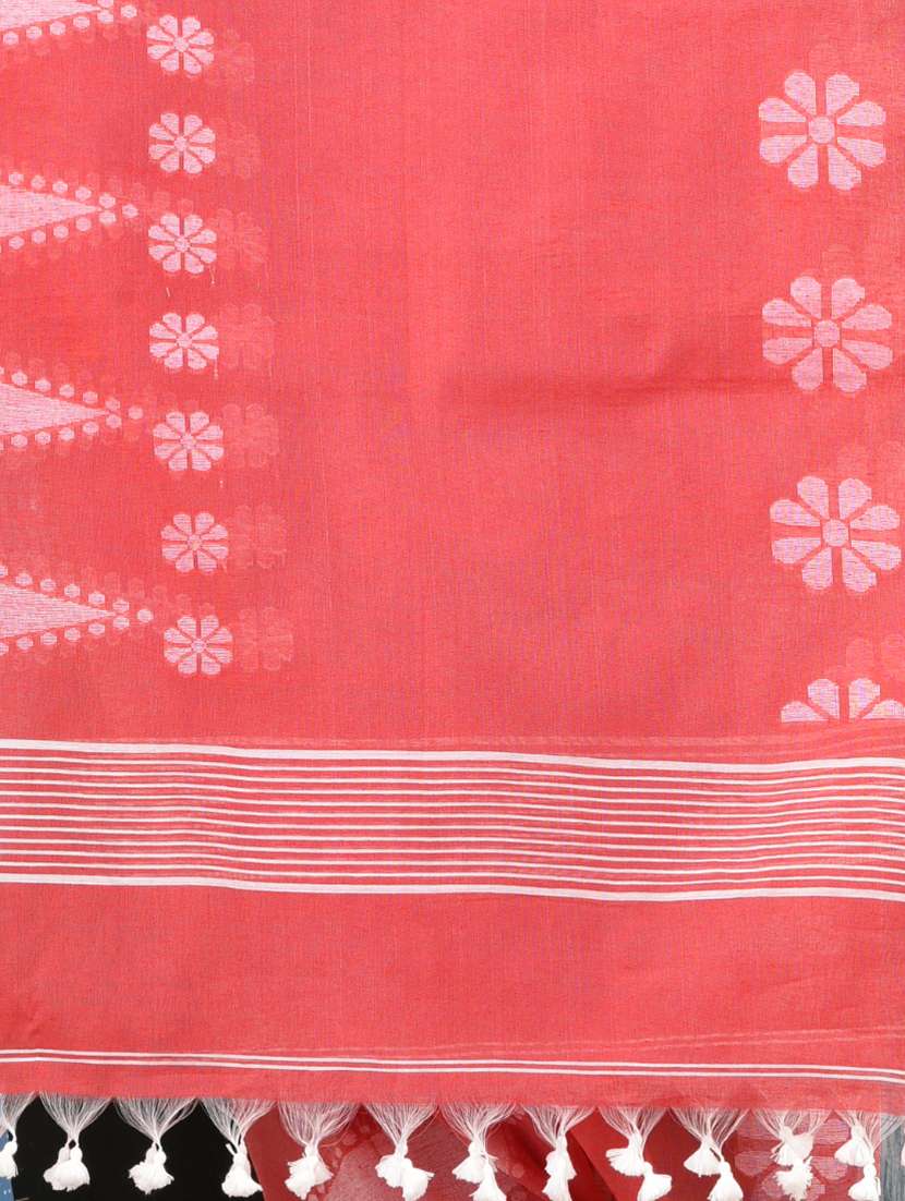women self design handloom saree with blouse - 22140302 -  Standard Image - 6