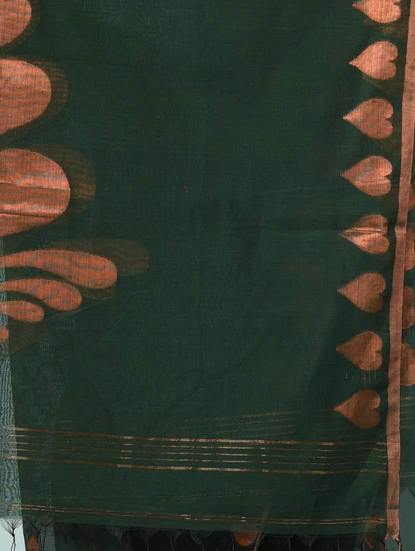 women self design handloom saree with blouse - 22140310 -  Standard Image - 6