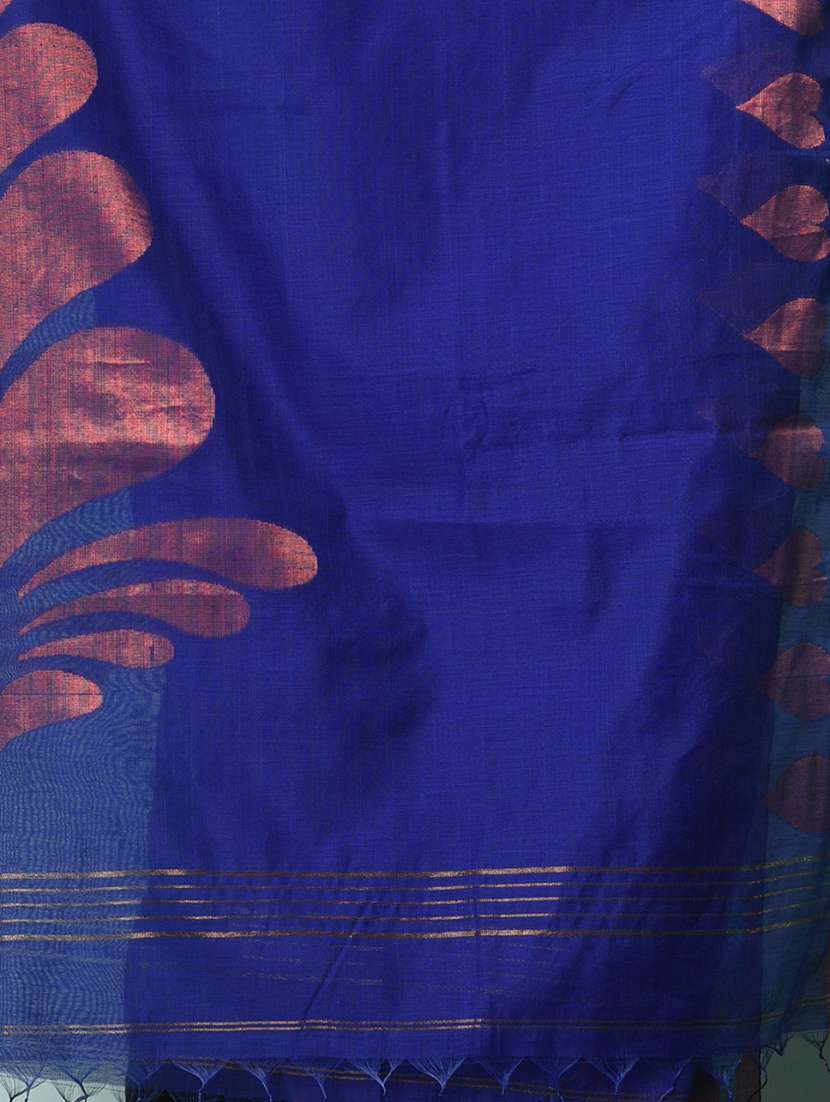 women self design handloom saree with blouse - 22140312 -  Standard Image - 6