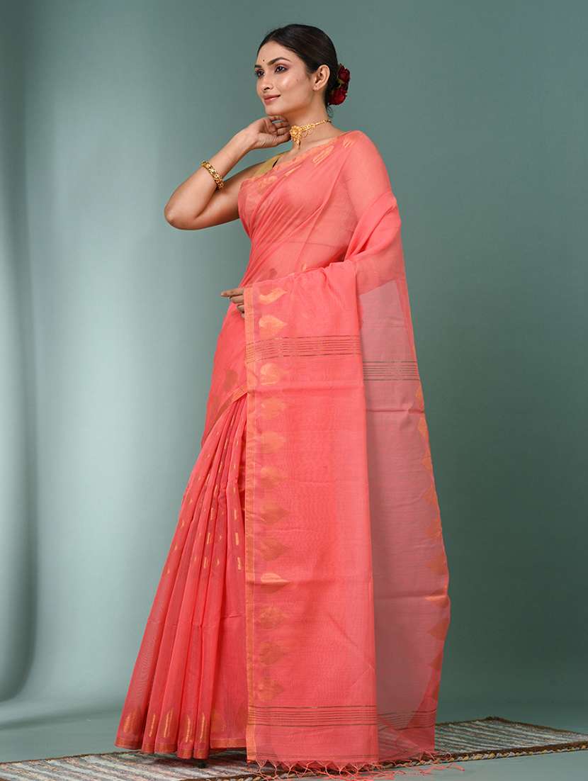 women self design handloom saree with blouse - 22140313 -  Standard Image - 1