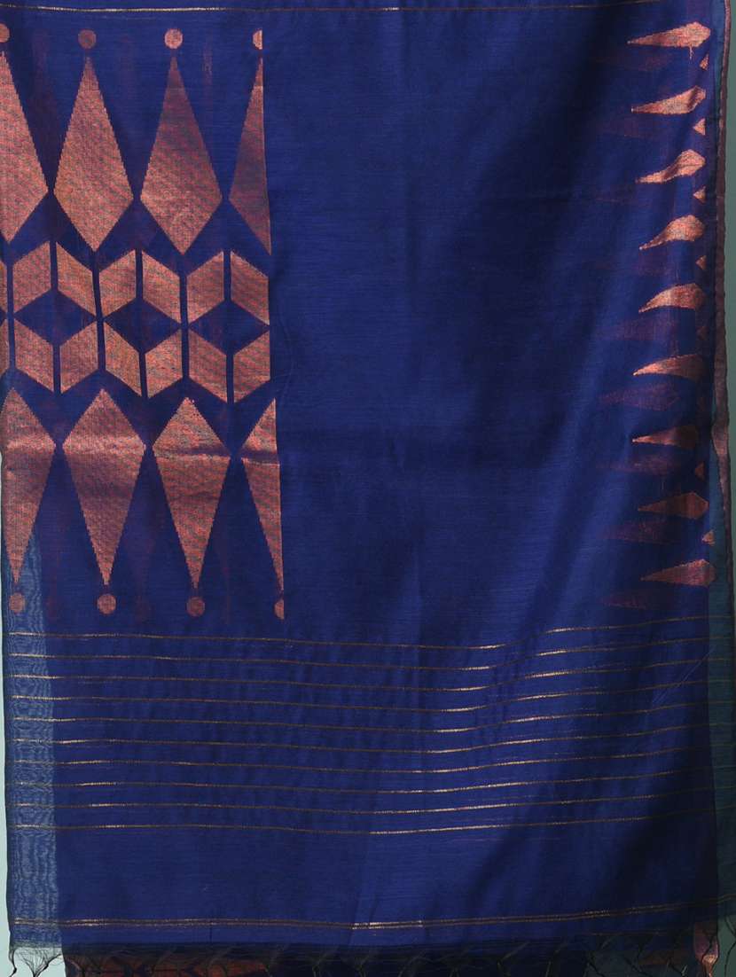 women self design handloom saree with blouse - 22140315 -  Standard Image - 6