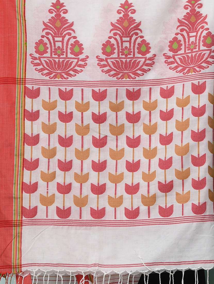 women self design handloom saree with blouse - 22140362 -  Standard Image - 6