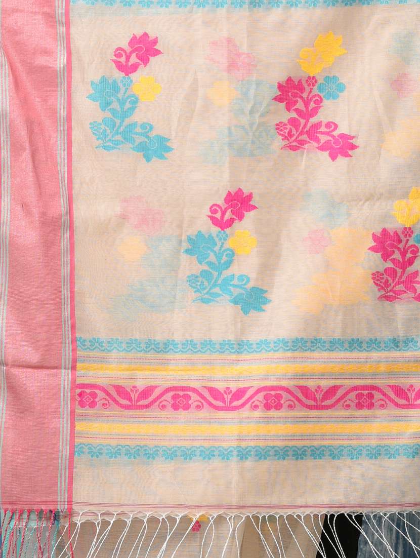women self design handloom saree with blouse - 22140372 - Standard Image - 6