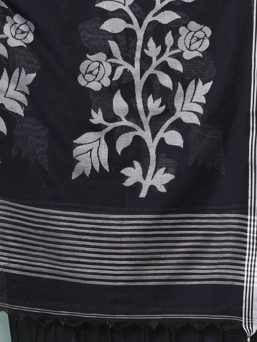 women self design handloom saree with blouse - 22140373 -  Standard Image - 6