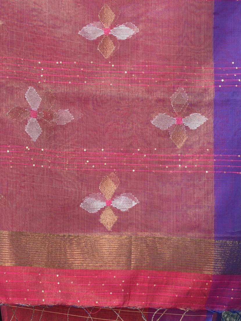 women self design handloom saree with blouse - 22140393 -  Standard Image - 6
