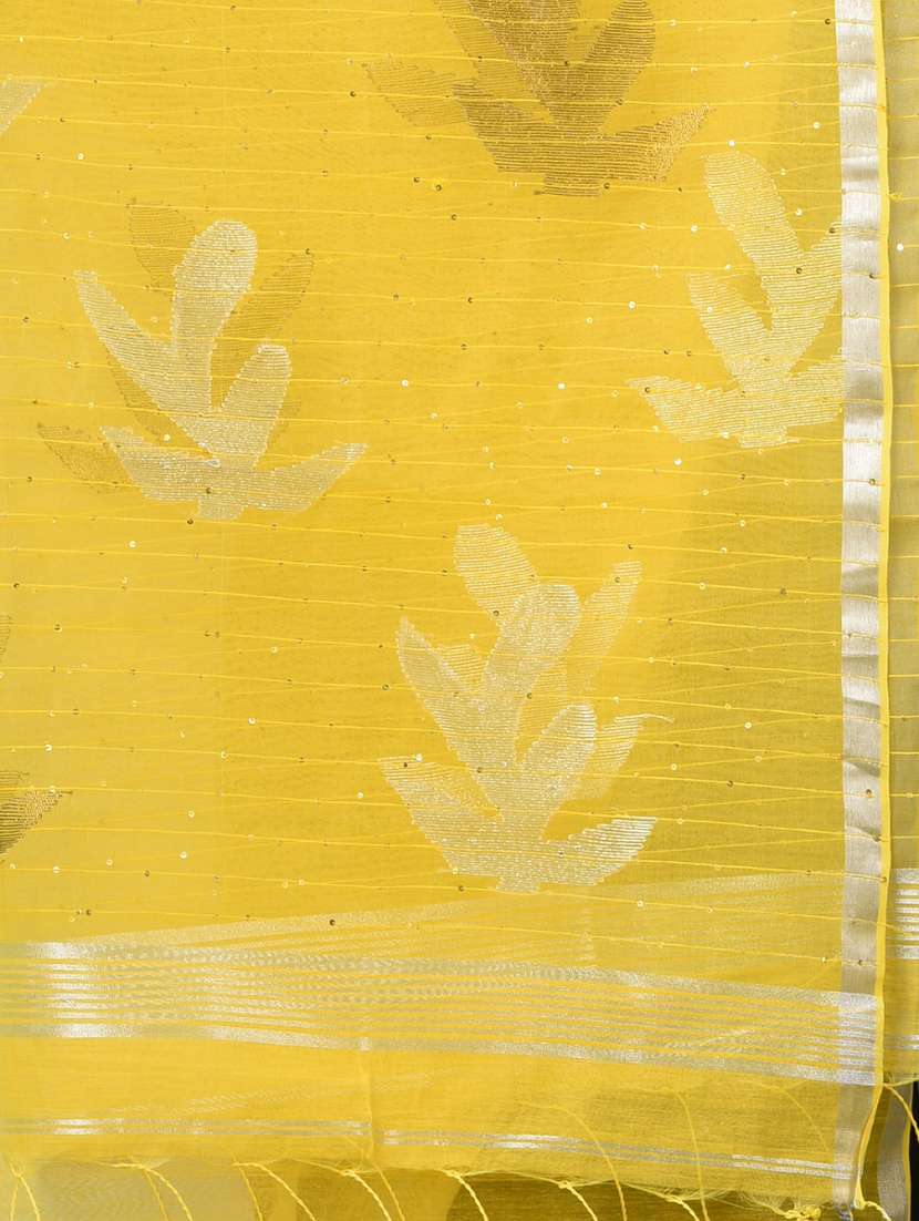 women self design handloom saree with blouse - 22140410 -  Standard Image - 6