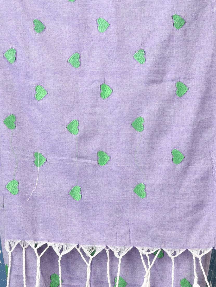 women solid with work handloom saree with blouse - 22140449 -  Standard Image - 6