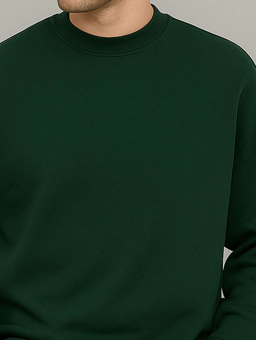 men solid long sleeve regular fit sweatshirt - 22140482 -  Standard Image - 4