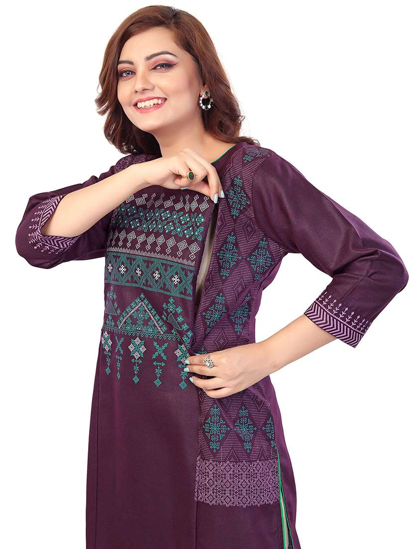 women pack of 2 maternity wear kurta - 22140668 -  Standard Image - 4
