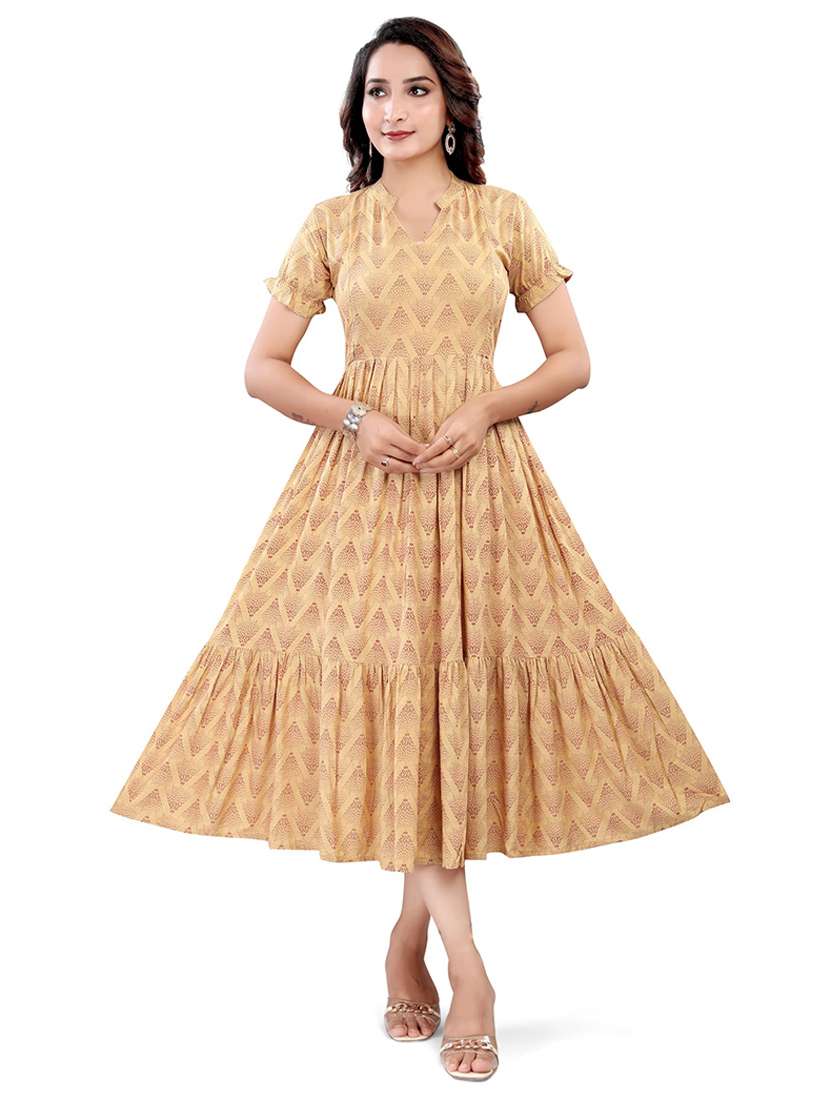 women printed short sleeve maternity wear dress - 22140717 -  Standard Image - 1