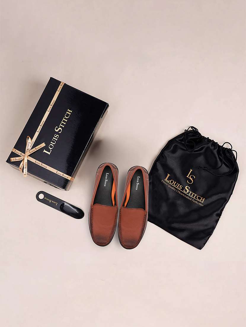 men tan slip on loafer - 22141055 -  Standard Image - 4