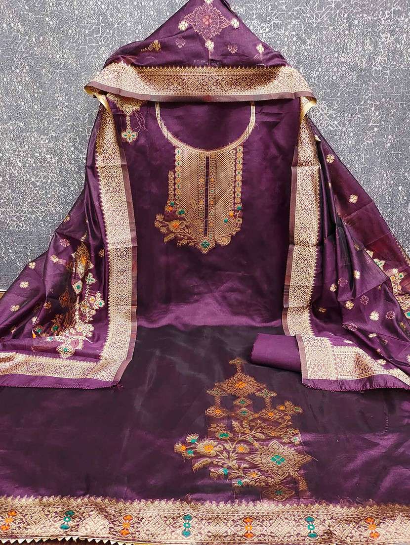 women self design unstitched suit set - 22141181 -  Standard Image - 1