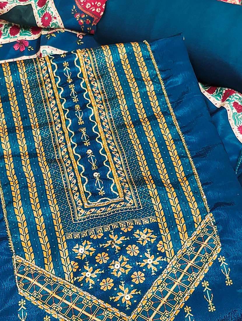 women printed unstitched suit set - 22141182 -  Standard Image - 1