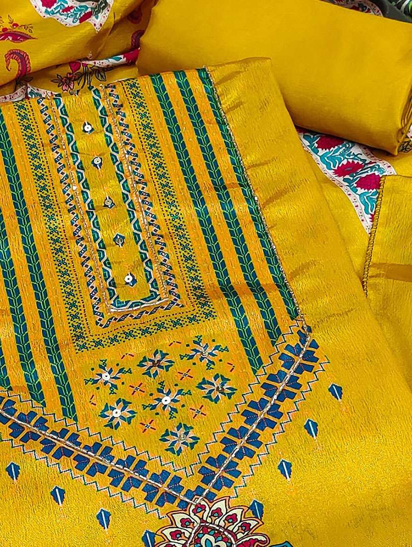 women printed unstitched suit set - 22141185 -  Standard Image - 1