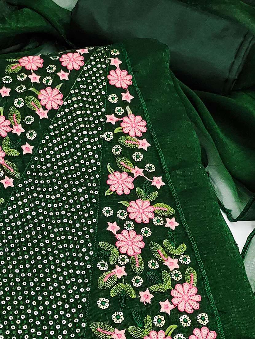 women solid with work unstitched suit set - 22141229 -  Standard Image - 1