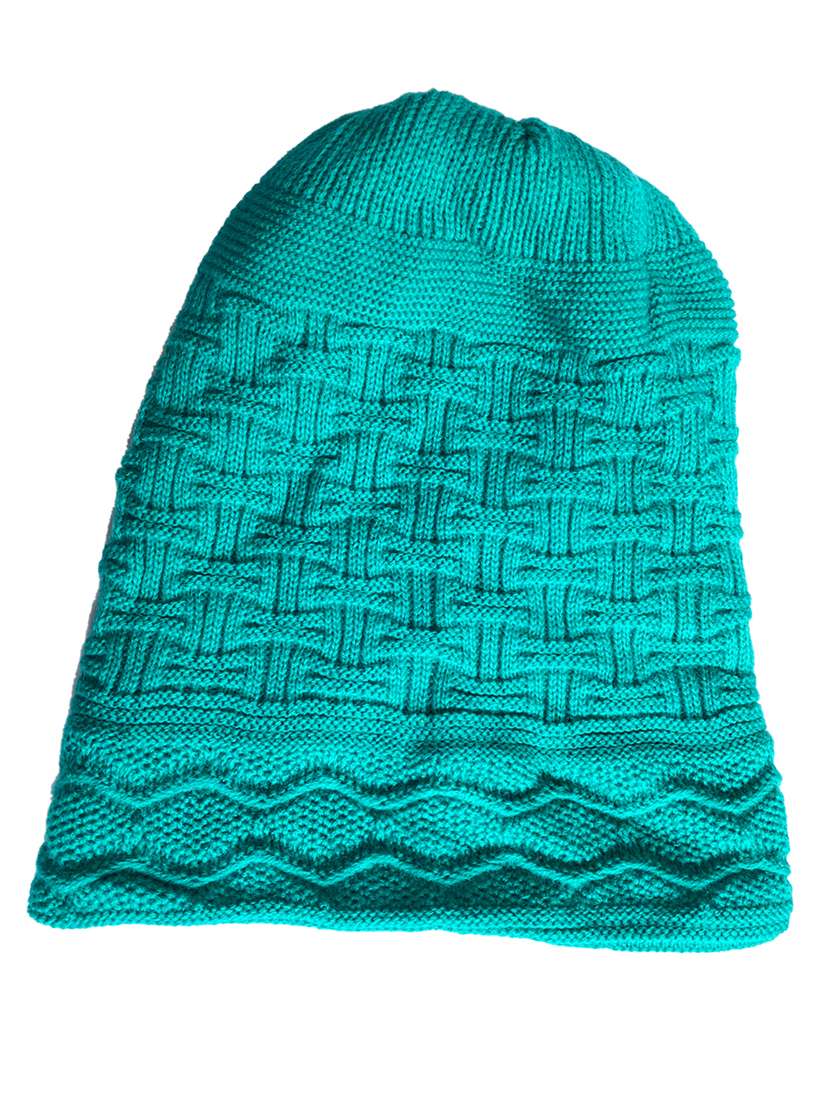 women self design winter cap - 22141264 -  Standard Image - 1