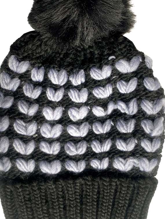 women self design winter cap - 22141265 - Standard Image - 4