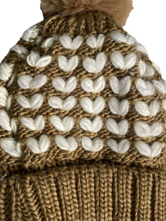 women self design winter cap - 22141266 -  Standard Image - 4