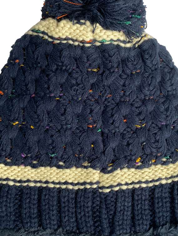 women self design winter cap - 22141295 - Standard Image - 4